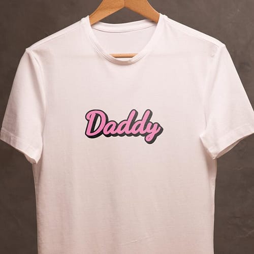 tricou personalizat cu text daddy, 02