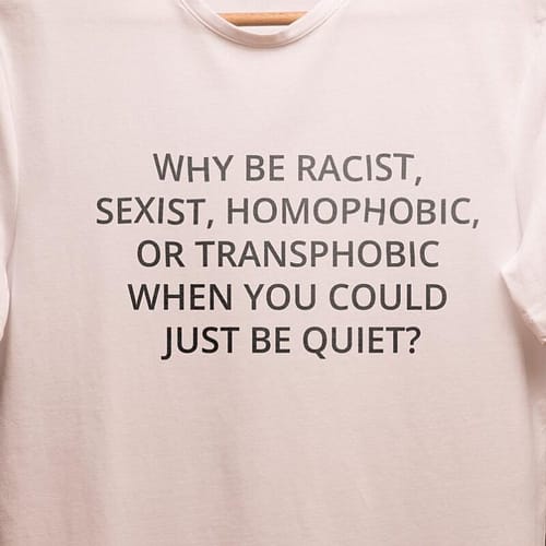 tricou unisex personalizat cu why be racist.., 04