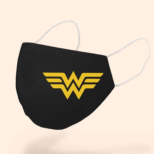 Masca textila Personalizata cu simbolul Wonder Woman, 02