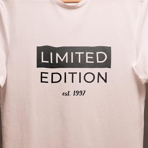 tricou personalizat cu text limited edition, 03